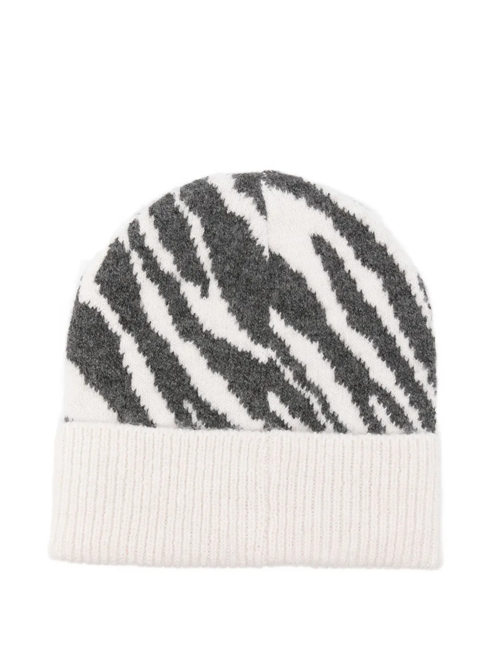 LIU JO zebra-print beanie - Grijs
