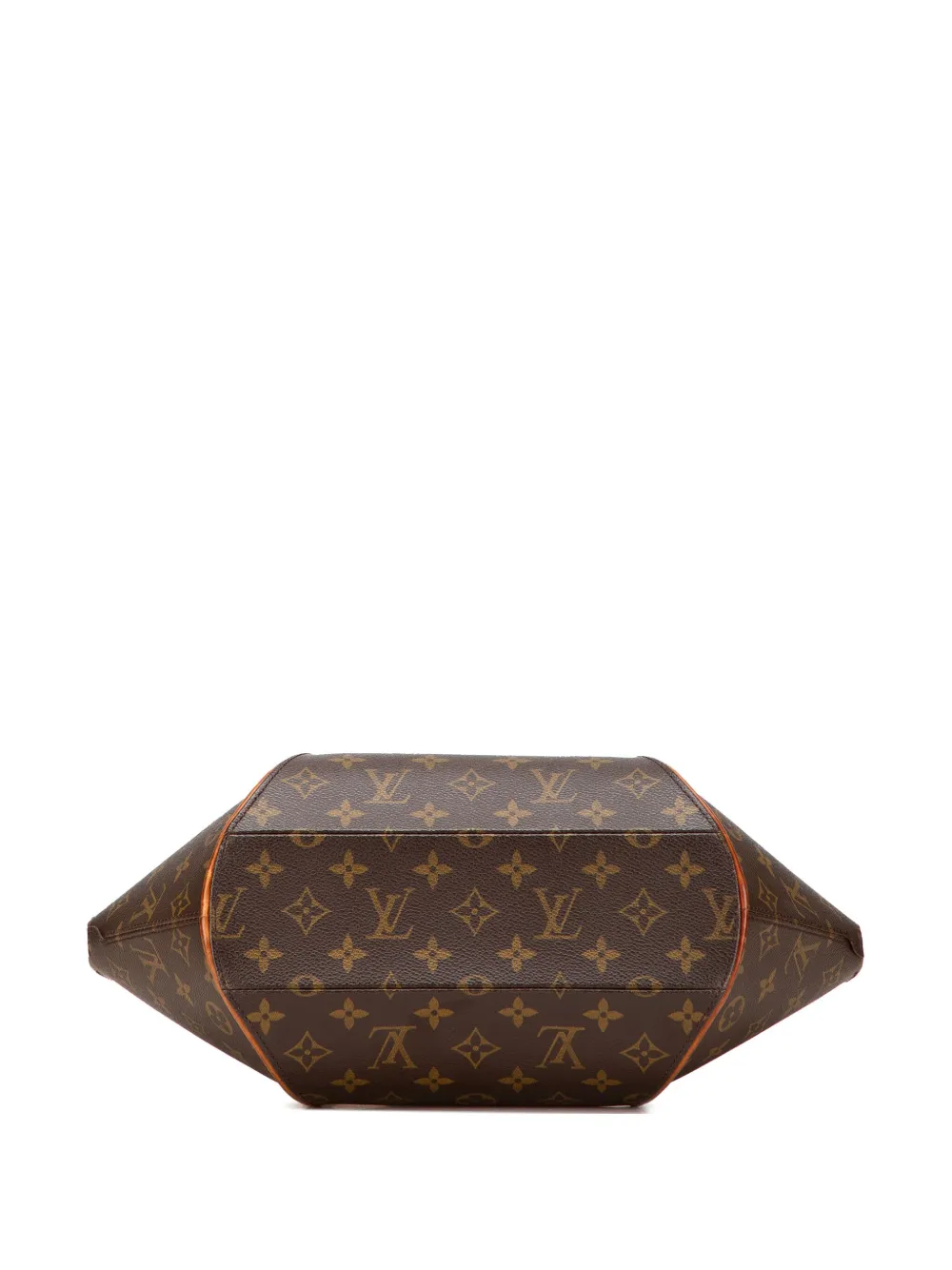Pre-owned Louis Vuitton 1998 Monogram Ellipse Mm Handbag In Brown