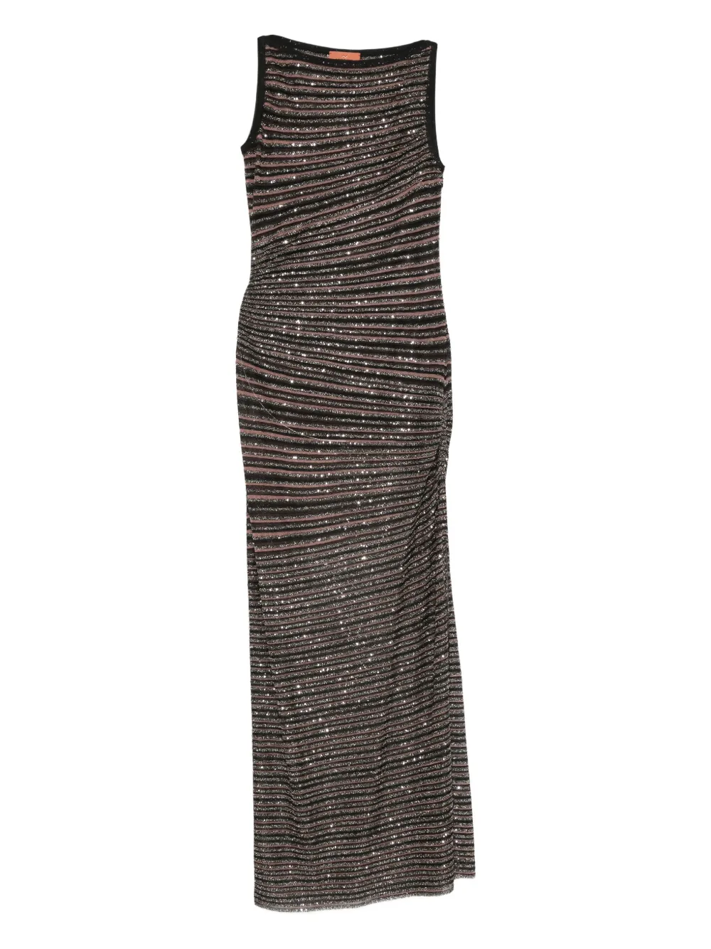 Missoni Sequin-embellished Maxi Dress In Brown