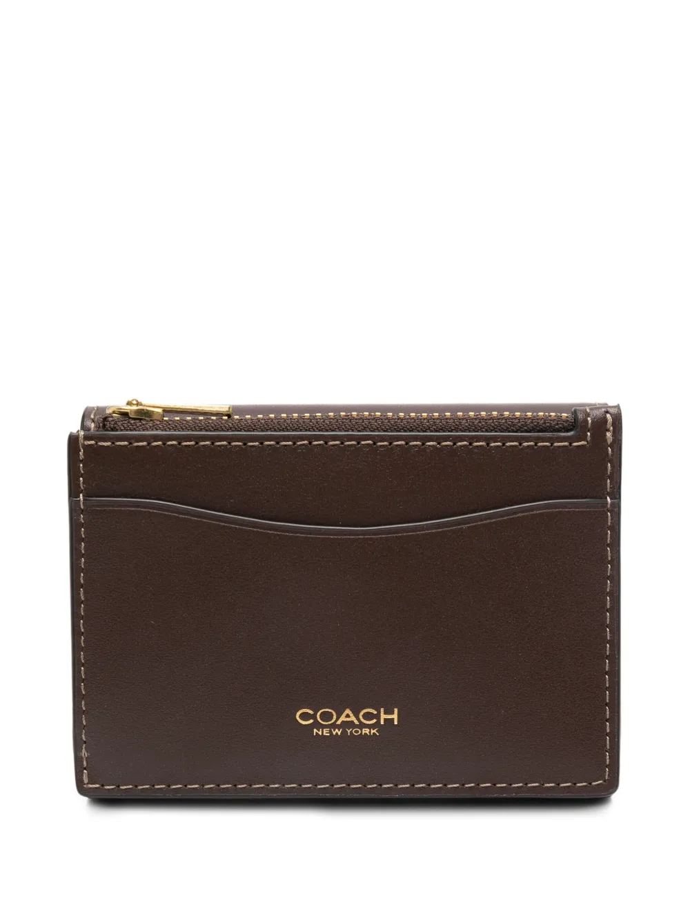 Coach logo-plaque fold wallet - Bruin