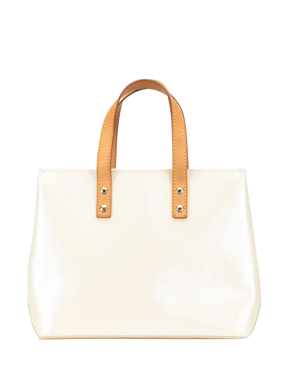 Louis Vuitton Pre-Owned 2006 モノグラム ヴェルニ リード PM ハンドバッグ - ホワイト Louis Vuitton Pre-Owned 2006 モノグラム ヴェルニ リード PM ハンドバッグ - ホワイト