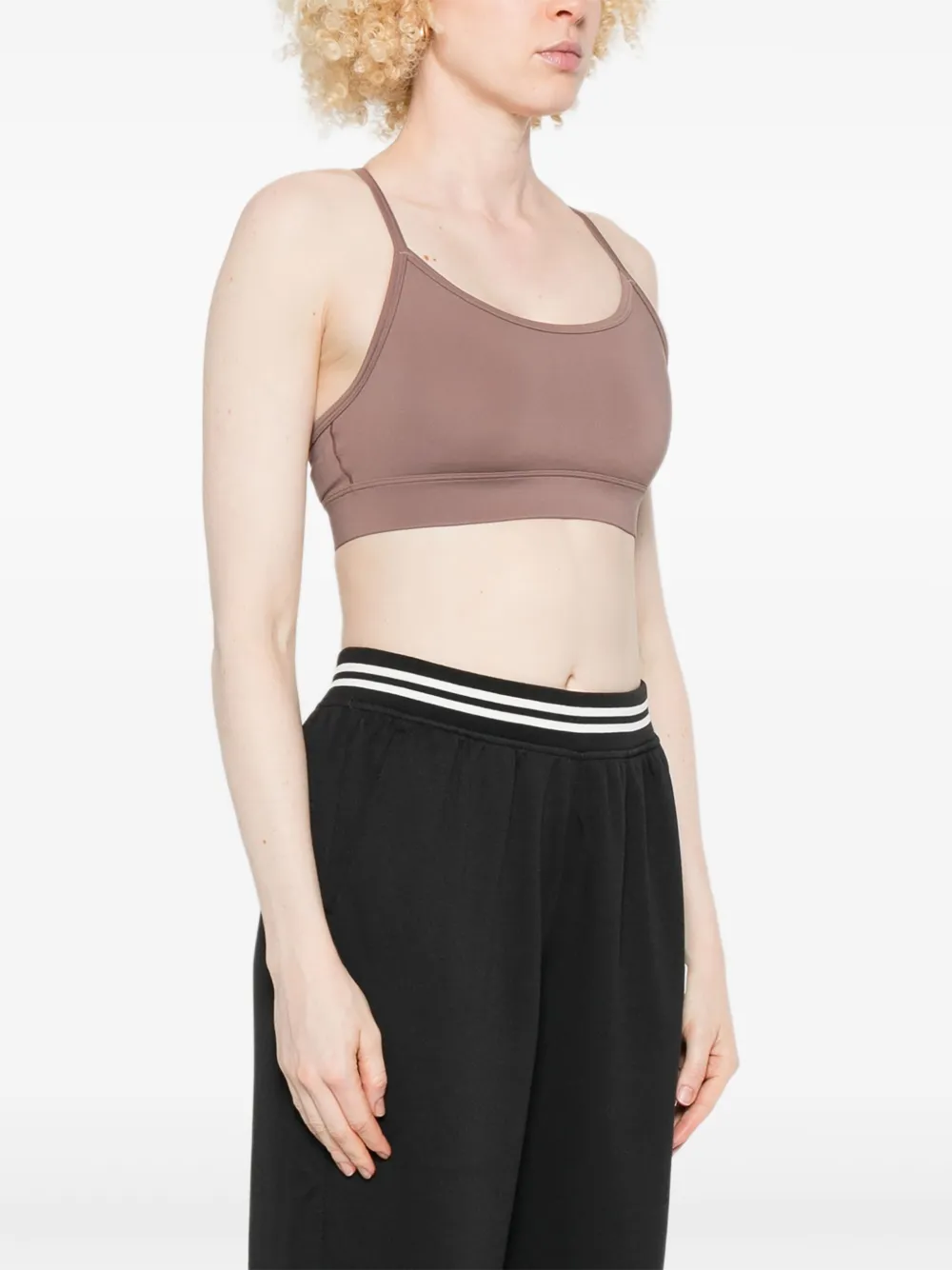 racer-back sports bra