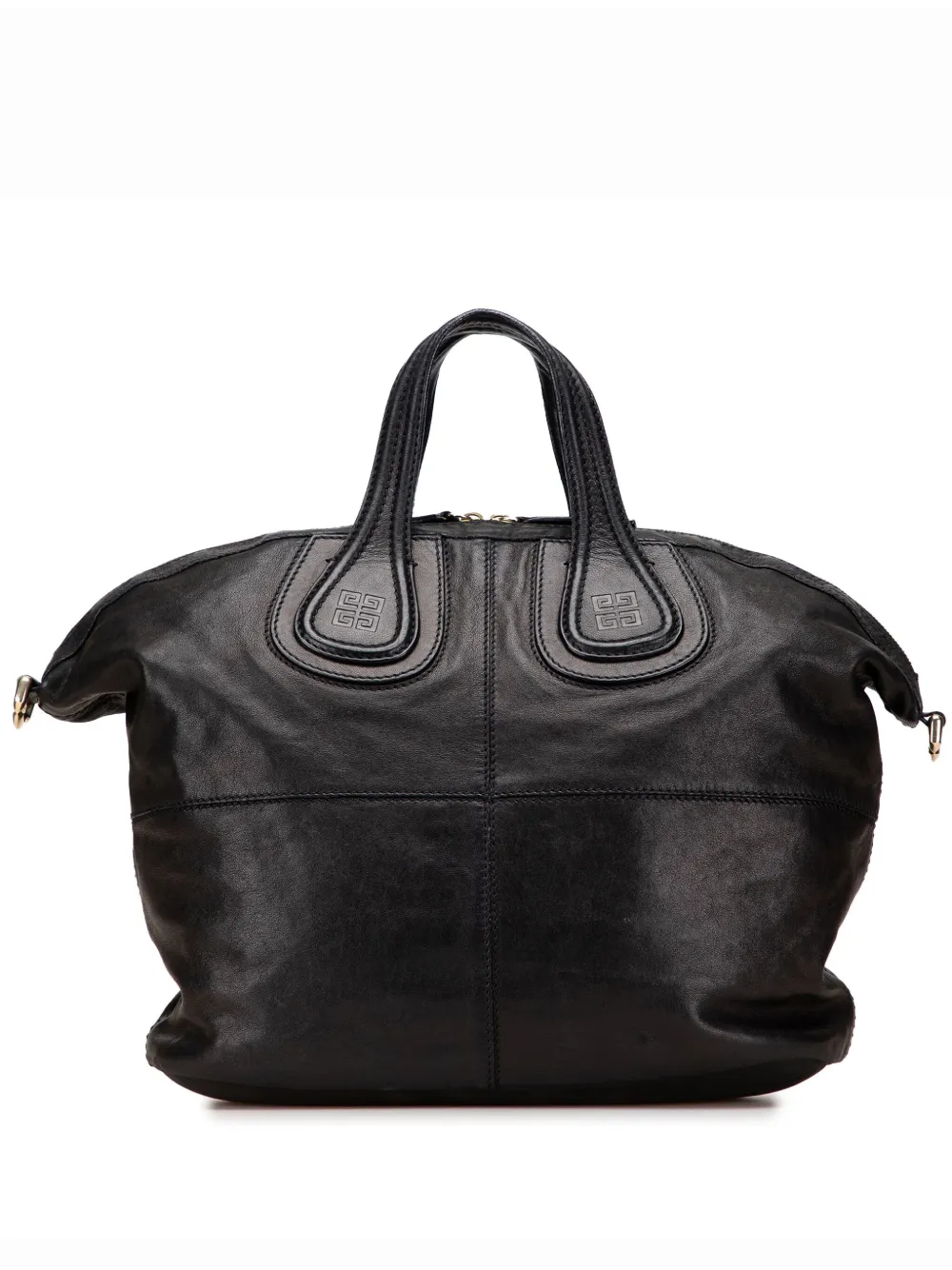 Givenchy Pre-Owned 2006-2025 ミディアム ラムスキン Nightingale サッチェルバッグ - ブラック Givenchy Pre-Owned 2006-2025 ミディアム ラムスキン Nightingale サッチェルバッグ - ブラック