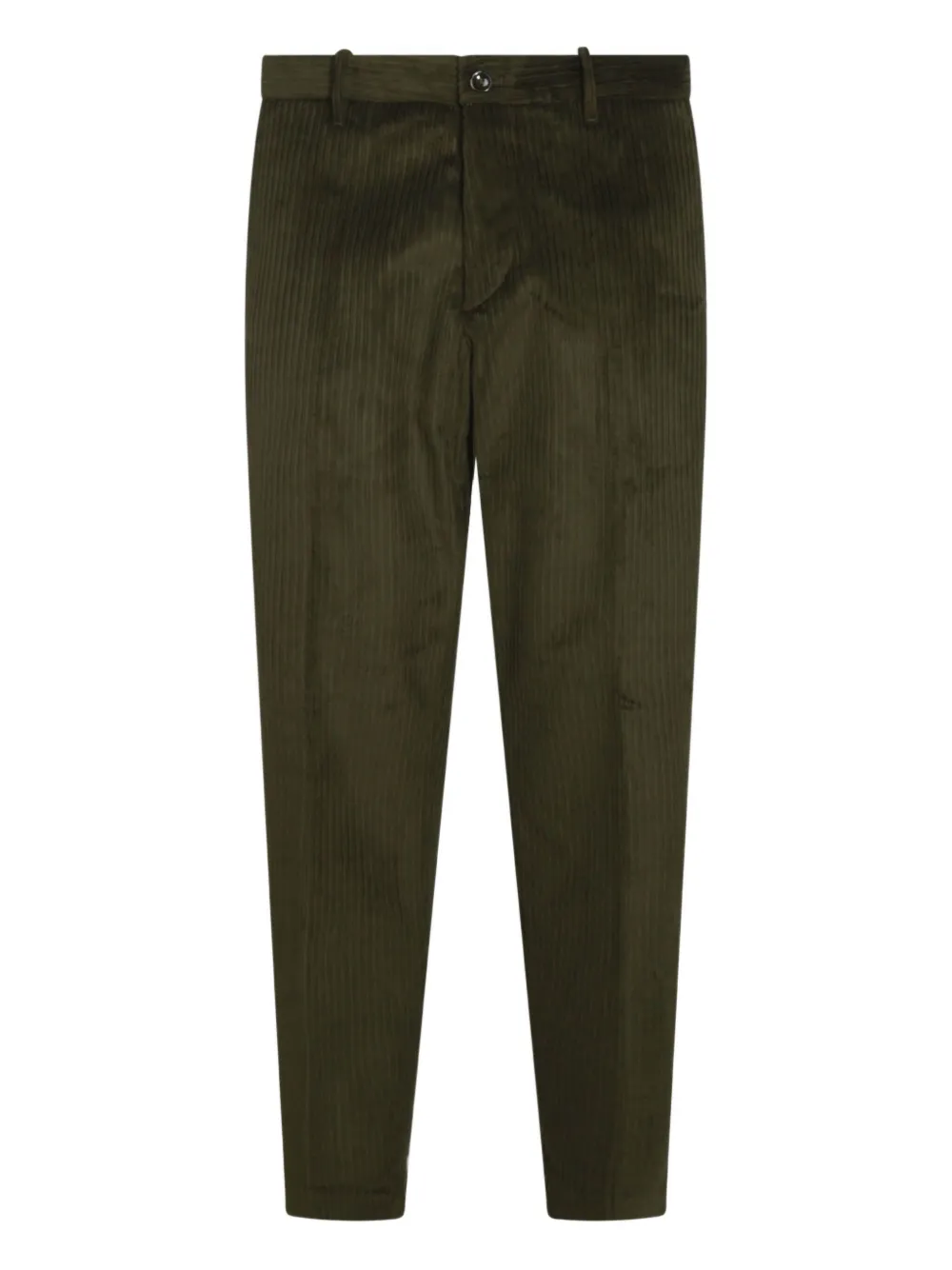 Nine In The Morning Dark Green Cotton Pants In Green