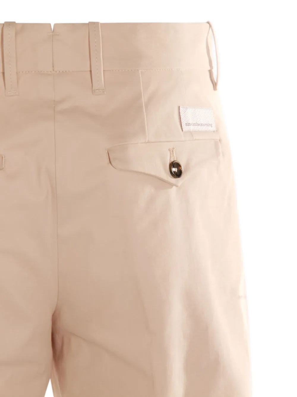 Nine In The Morning Straight-leg Trousers In Neutral