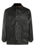Barbour corduroy-collar cotton jacket - Black