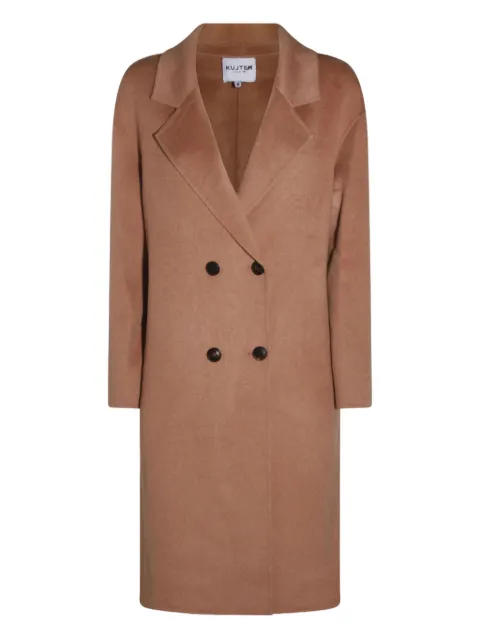 kujten double-breasted wool coat