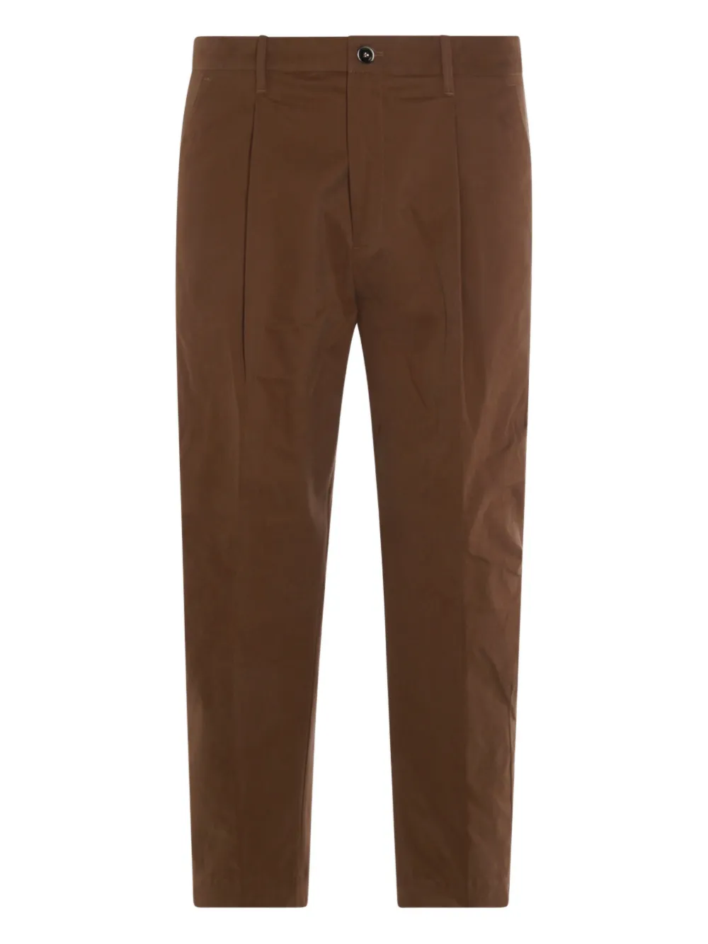 Nine In The Morning Giulio Straight-leg Pants In Brown