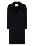 kujten double-breasted wool coat - Blue