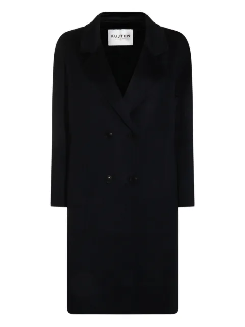 kujten double-breasted wool coat