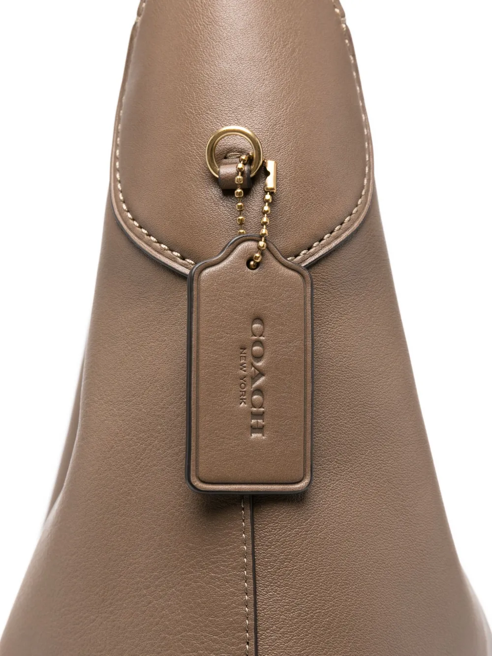 Coach 39 Brooklyn Leather Shoulder Bag In Brown