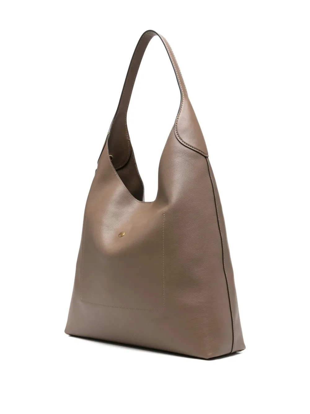 Coach 39 Brooklyn Leather Shoulder Bag In Brown