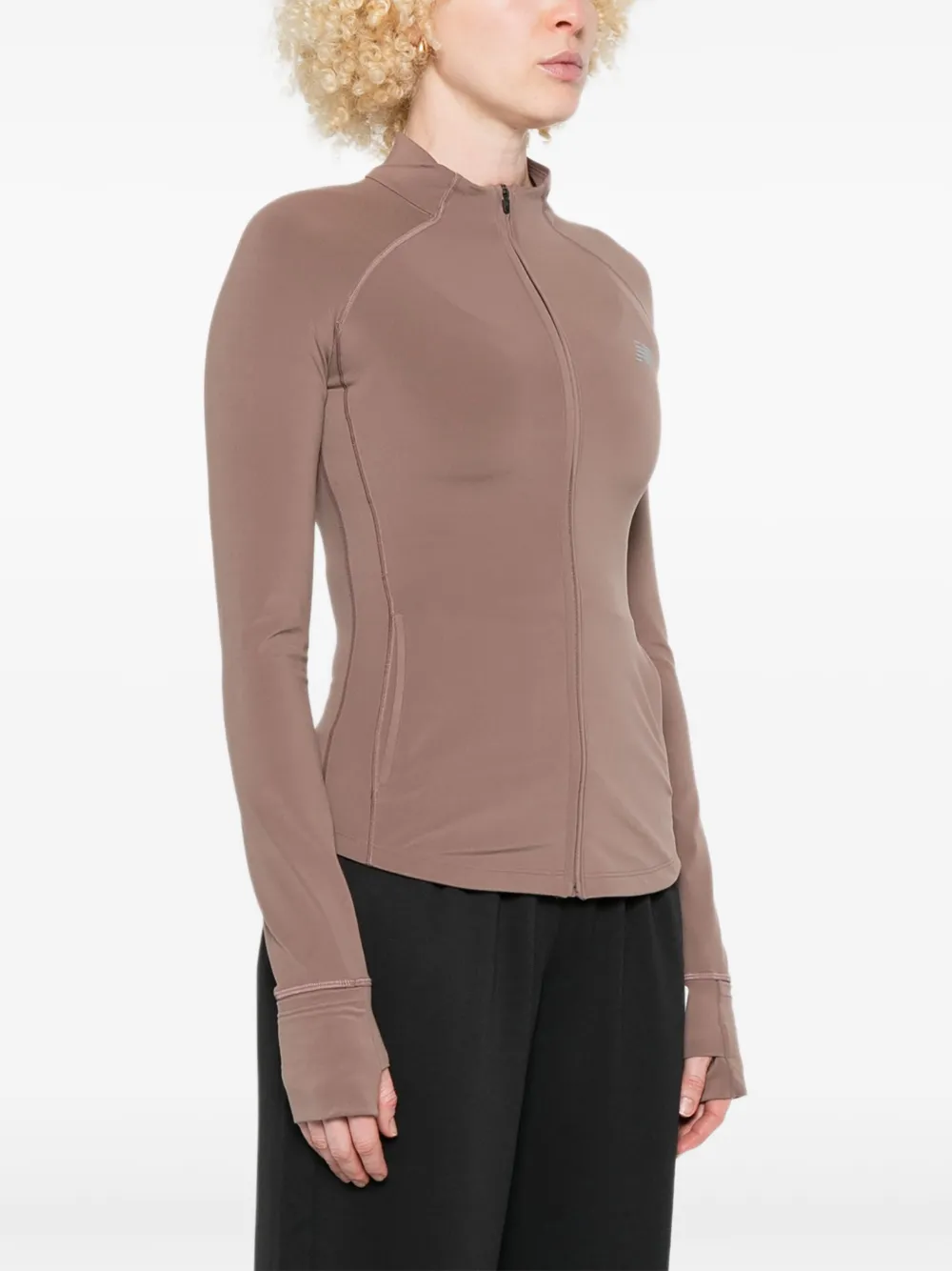  New Balance Zip-front Performance Jacket - Brown 