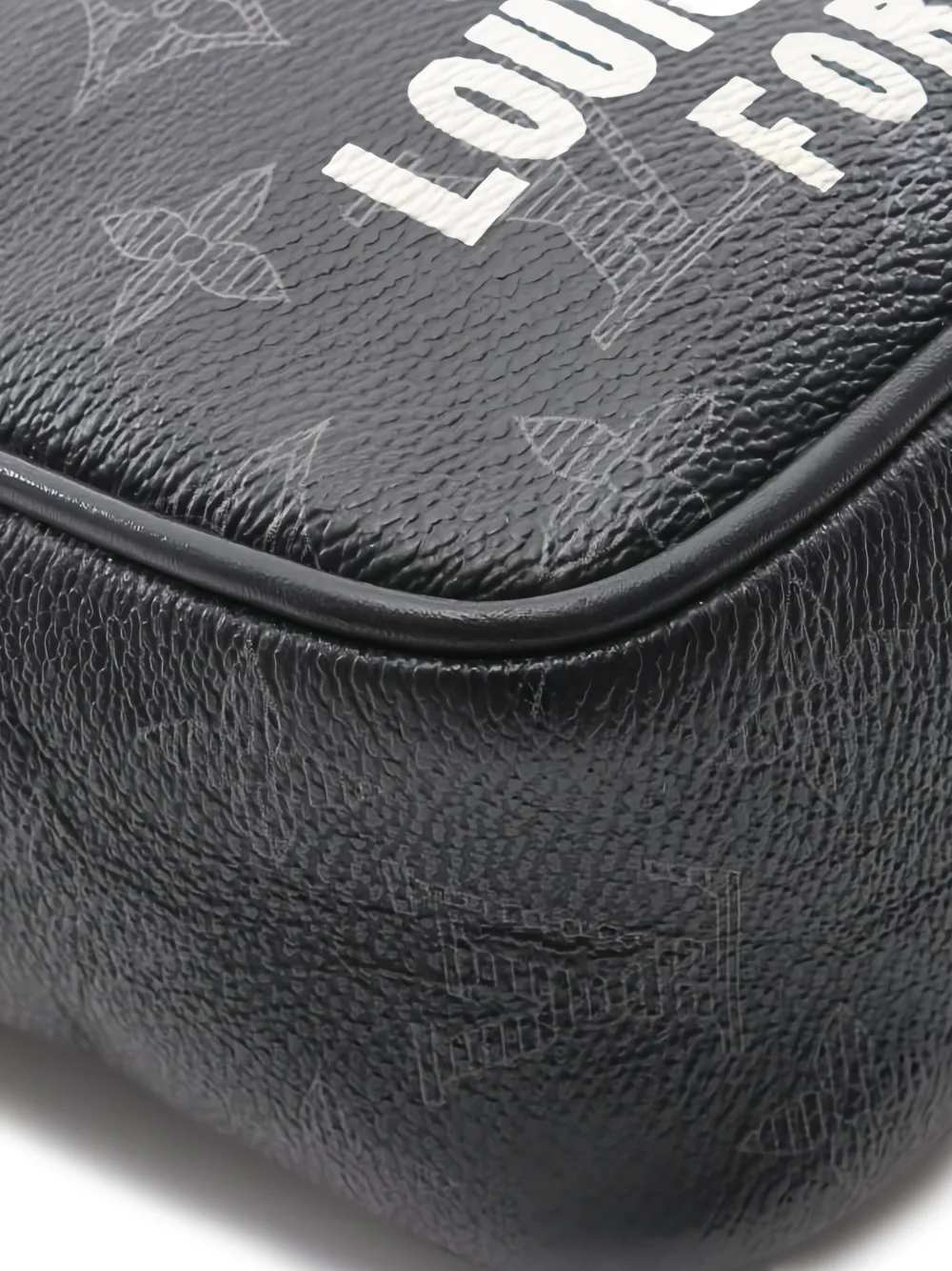 Pre-owned Louis Vuitton Danube Pm Vivienne Shoulder Bag In Black