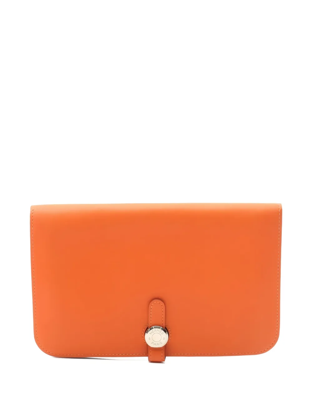 Hermès Pre-Owned 2013 Dogon GM bifold wallet | Orange | Image 1
