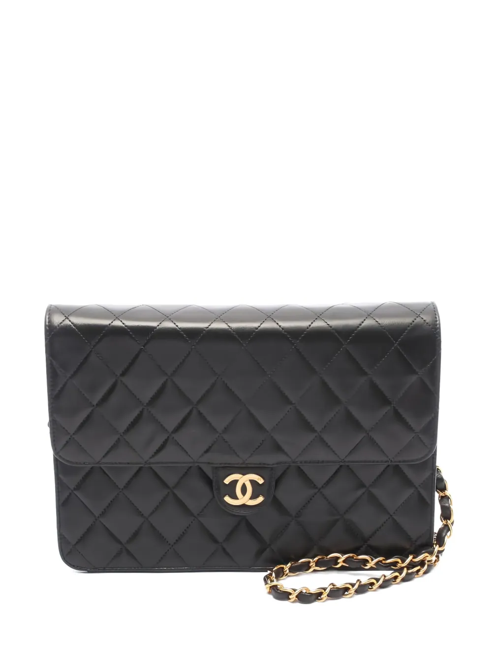 CHANEL Pre-Owned マテラッセ ショルダーバッグ - ブラック CHANEL Pre-Owned マテラッセ ショルダーバッグ - ブラック