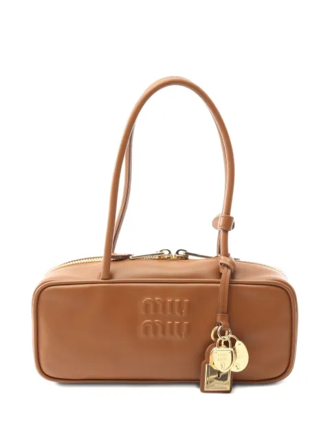 Miu Miu Pre-Owned tote pequeña de piel