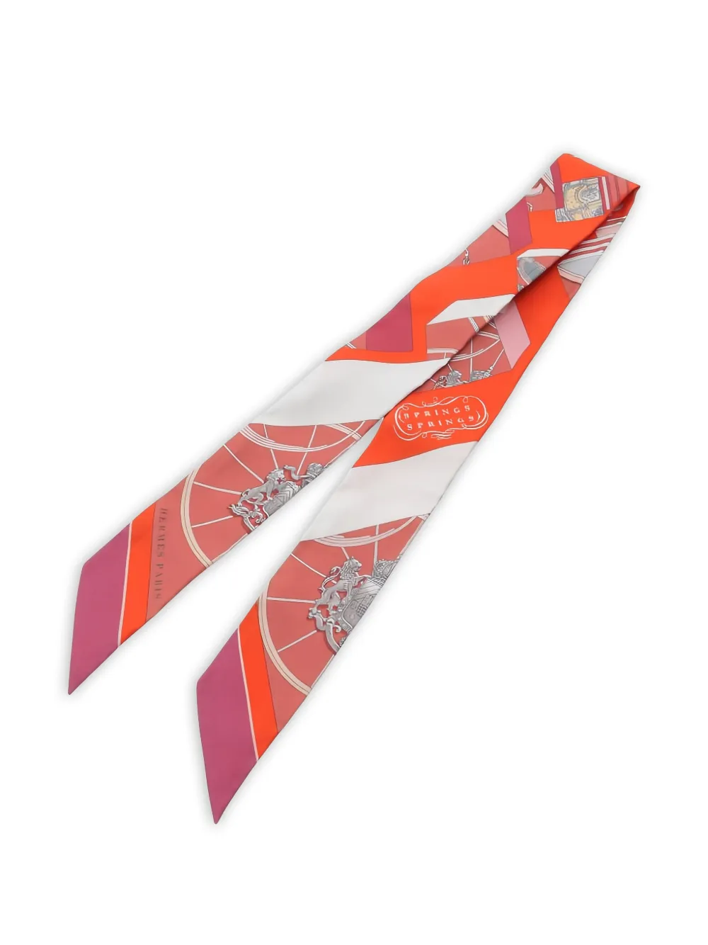 Hermès Pre-Owned Springs ribbon scarf | Image 2