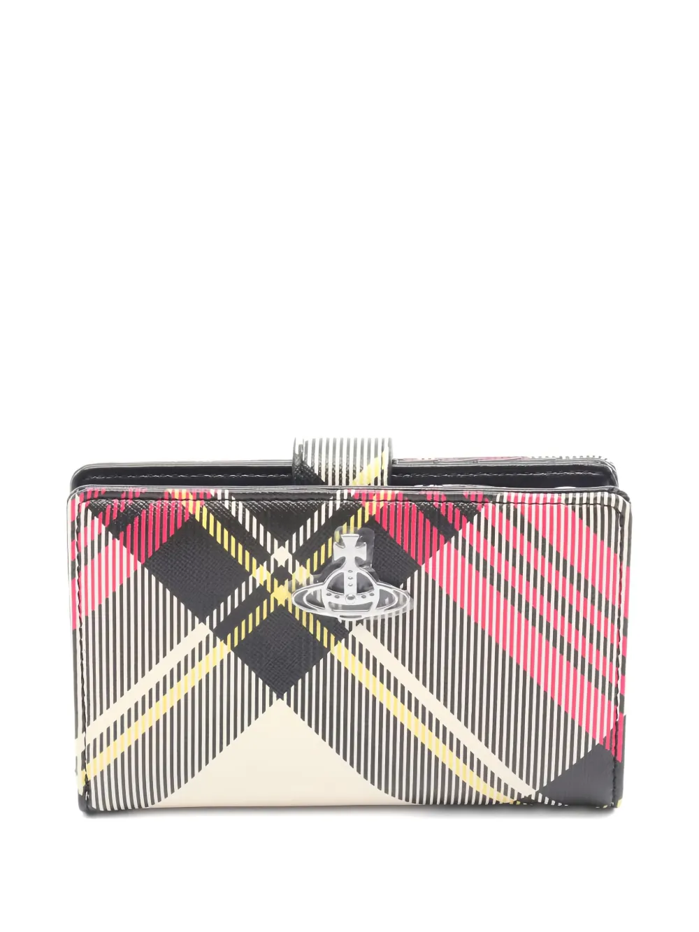 Vivienne Westwood Pre-Owned Portafoglio a quadri con zip anni '20 - Toni neutri