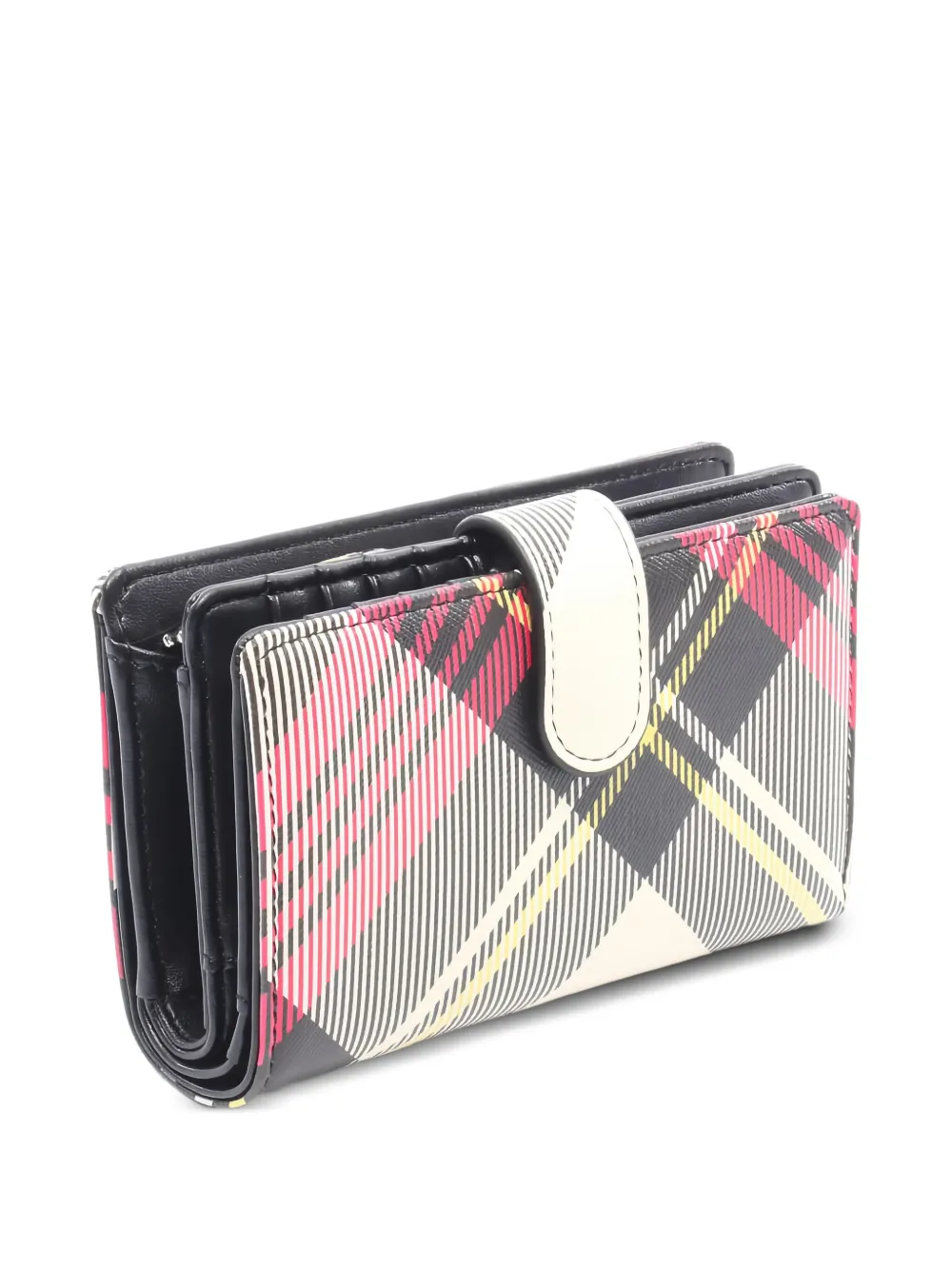 20s Plaid Zip Wallet