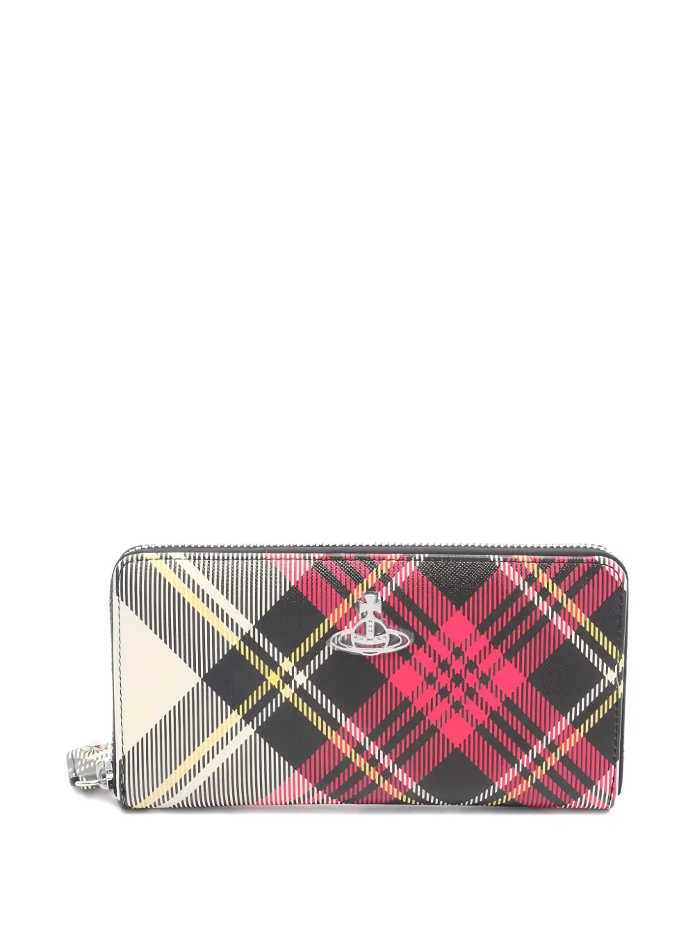 Pre-owned Vivienne Westwood 2020 Classic Zip-up Wallet In Black