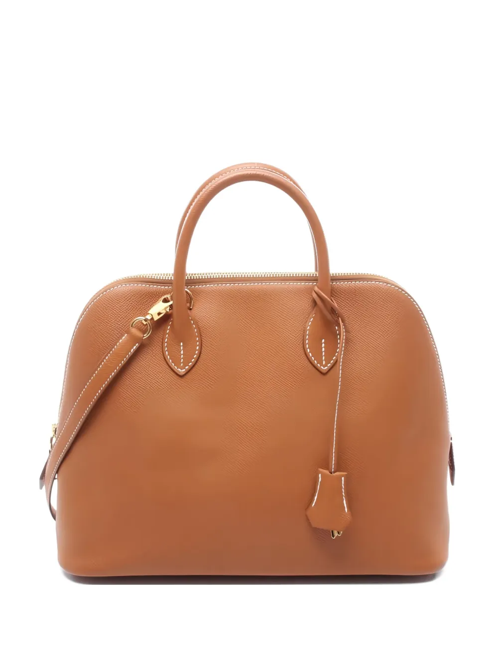 Pre-owned Hermes 2023 Bolide 30 Tote Bag In Brown
