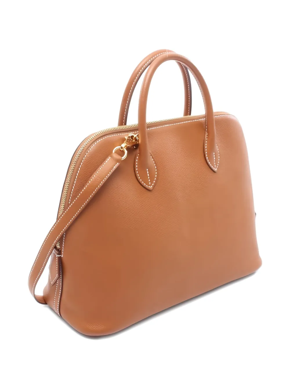Pre-owned Hermes 2023 Bolide 30 Tote Bag In Brown