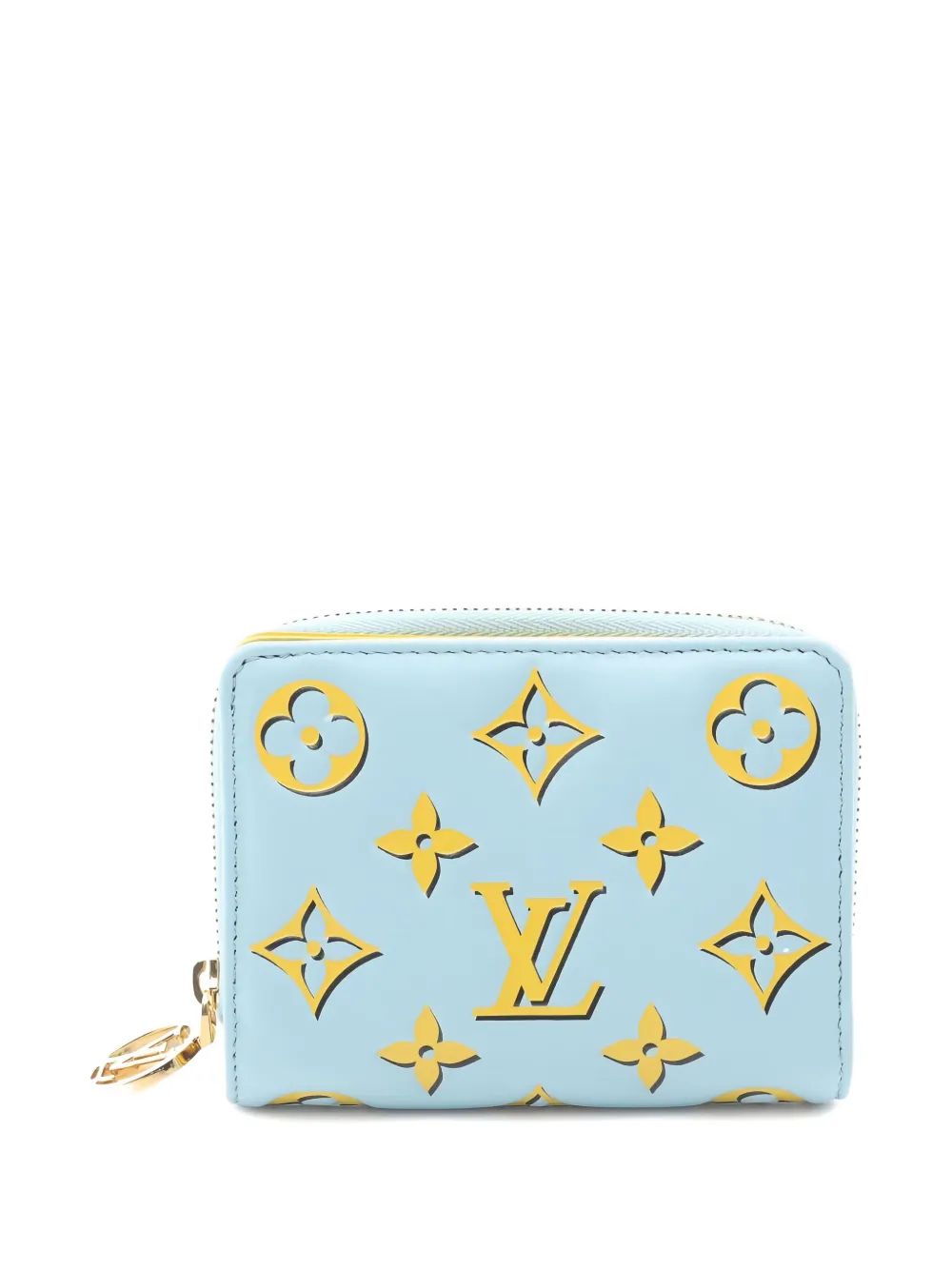Pre-owned Louis Vuitton Monogram Wallet In Blue