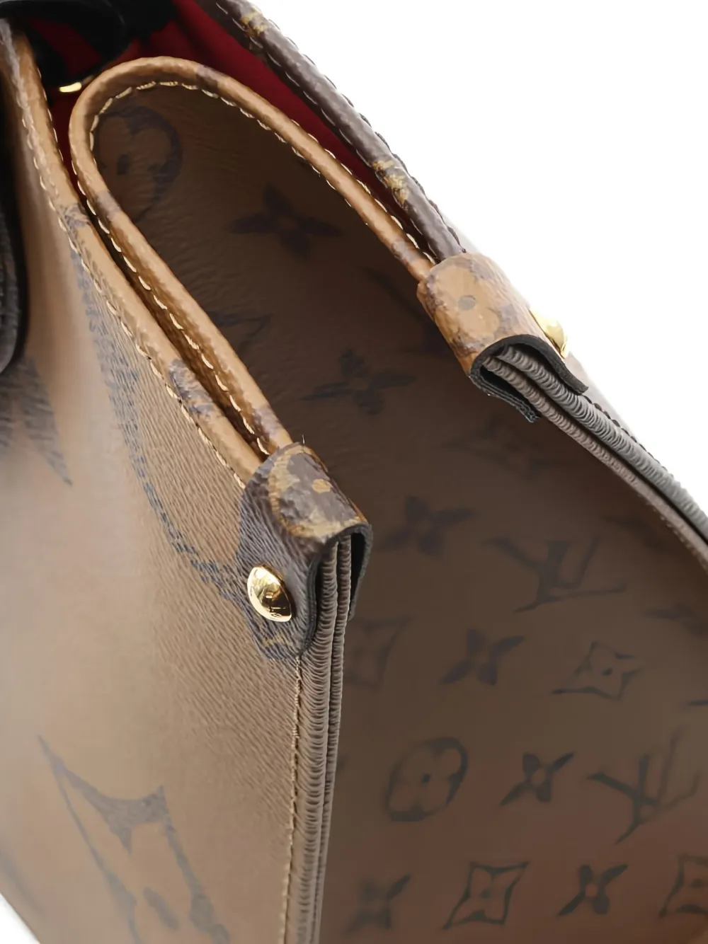 Pre-owned Louis Vuitton On-the-go Mm Shoulder Bag In Brown