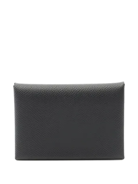 Hermès Pre-Owned 2025 Calviduo Epsom leather wallet