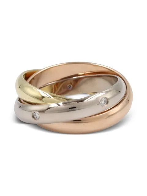 Cartier 18K yellow and rose gold Trinity ring