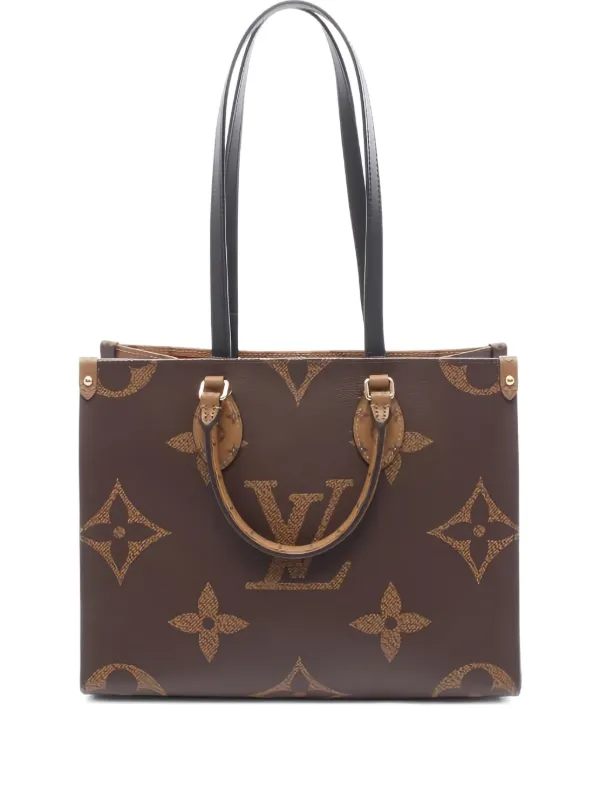 Louis Vuitton Pre-Owned On-The-Go Monogram Tote Bag Farfetch