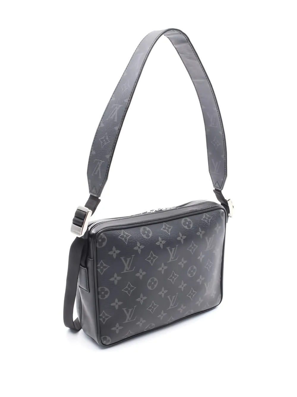 Louis Vuitton Pre-Owned Taigarama schoudertas met monogram - Zwart