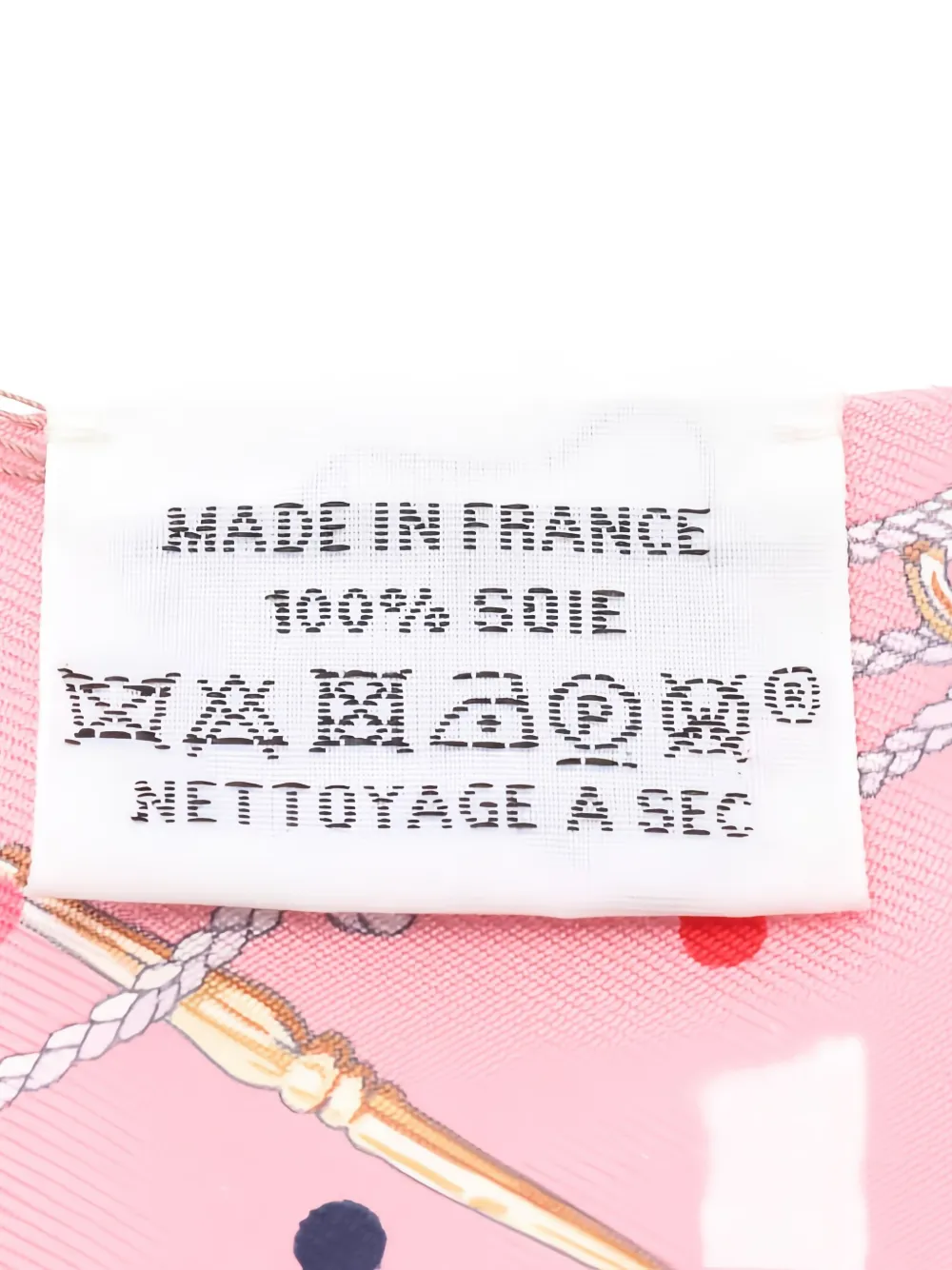 Pre-owned Hermes 2020 Les Cles A Pois Twilly Scarf In Pink