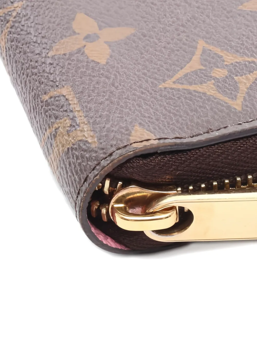 Pre-owned Louis Vuitton Monogram Vivienne Zip-around Wallet In Brown
