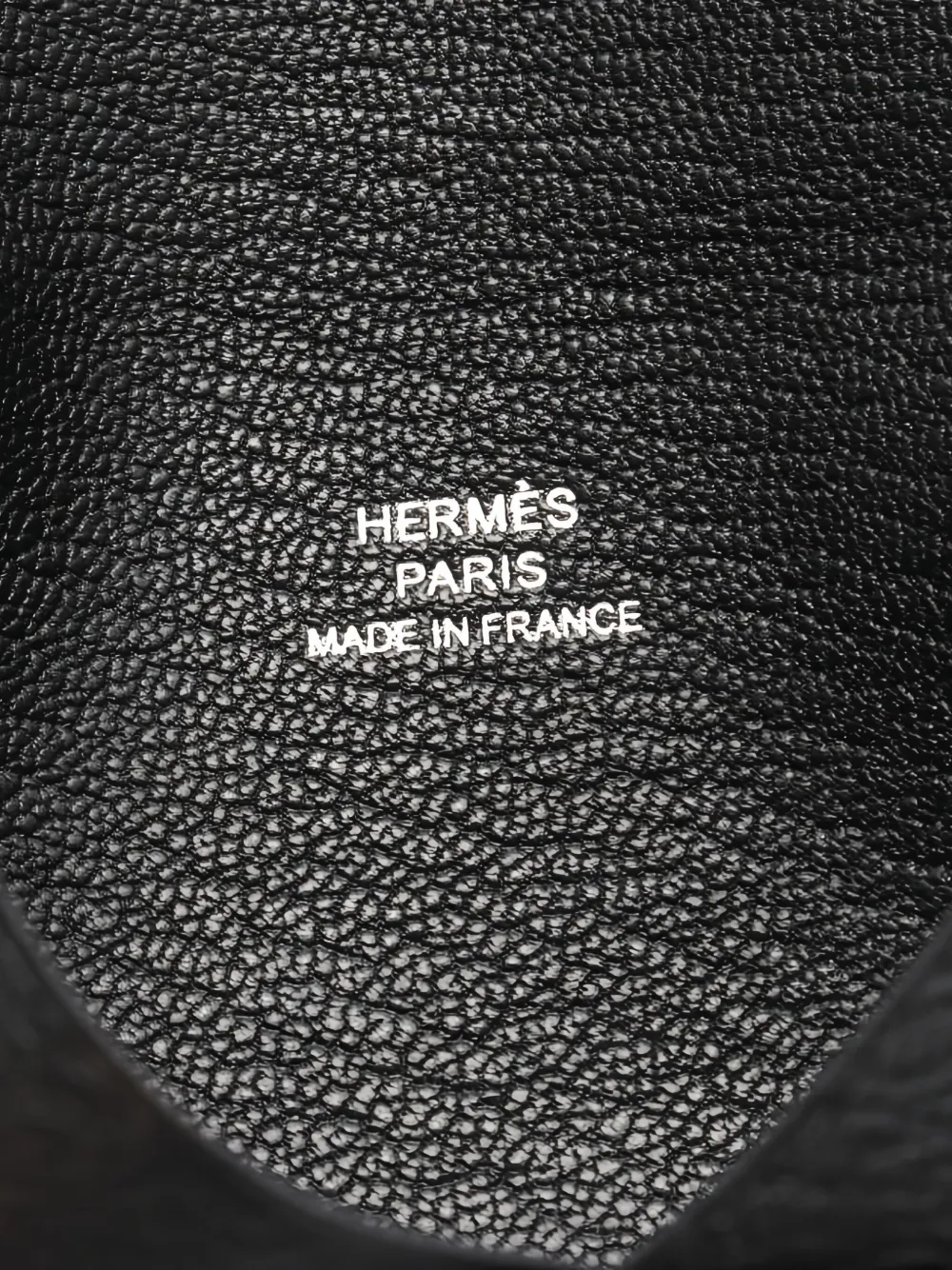 Pre-owned Hermes 2019 Calvi Wallet In Black