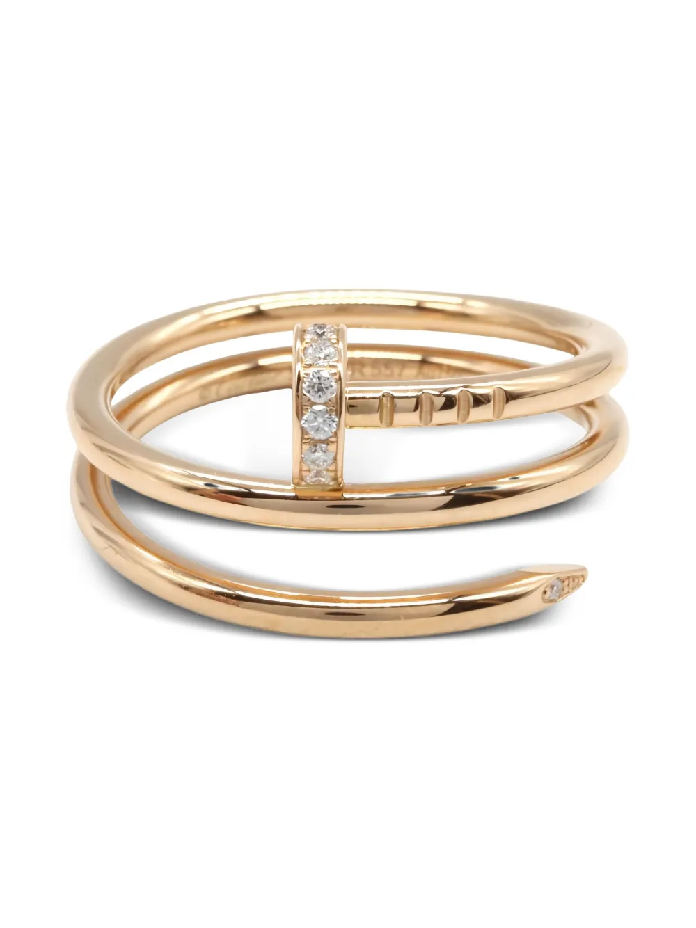 Cartier 18K rose gold Justo Ann Kuru diamond ring | Pink | Image 1