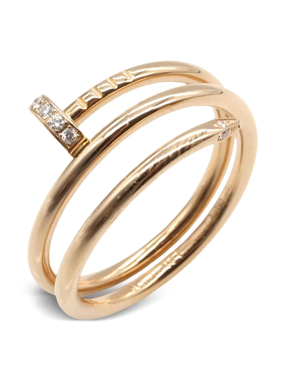 Cartier 18K rose gold Justo Ann Kuru diamond ring | Image 2