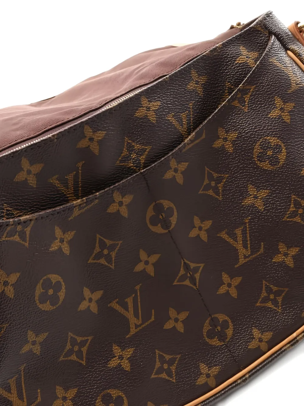 Pre-owned Louis Vuitton Menilmontant Pm Shoulder Bag In Brown