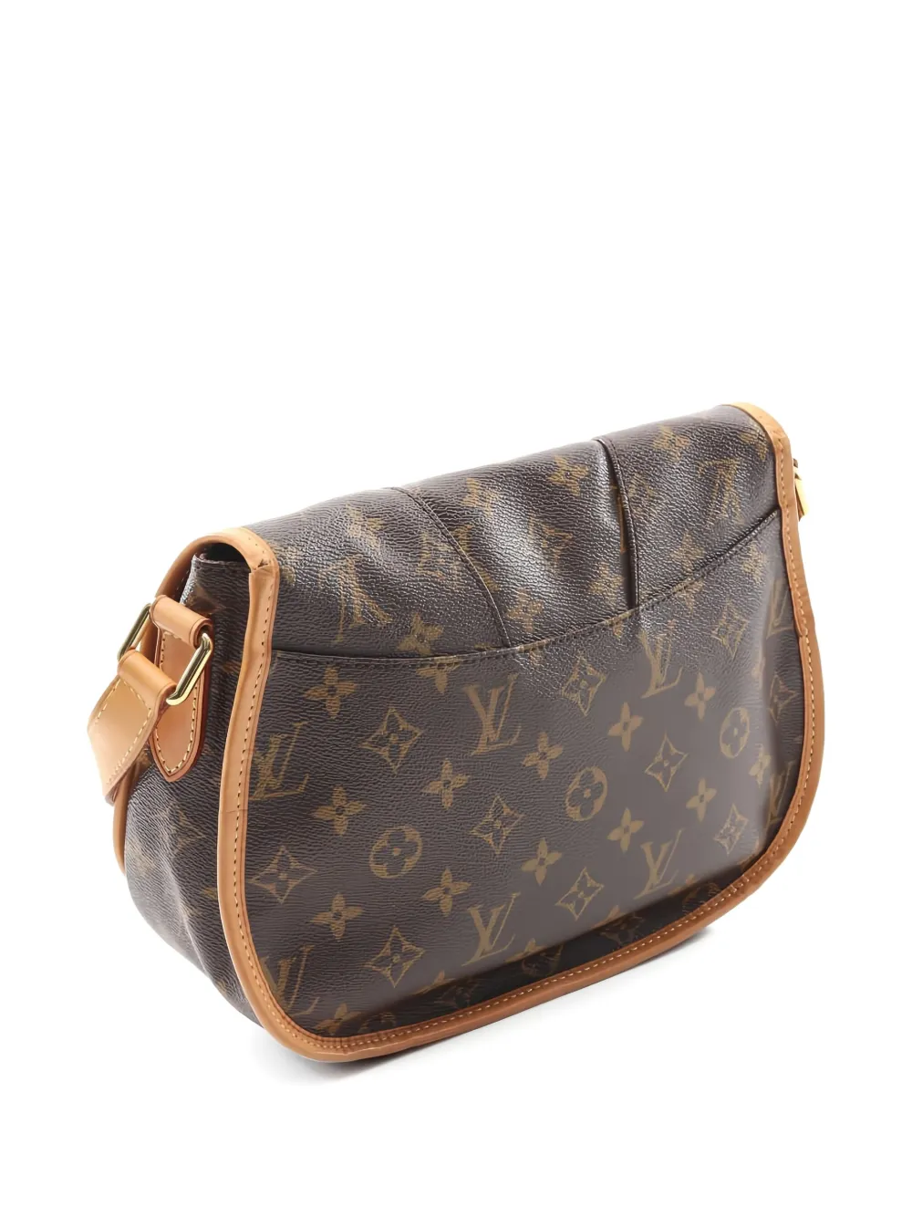 Pre-owned Louis Vuitton Menilmontant Pm Shoulder Bag In Brown