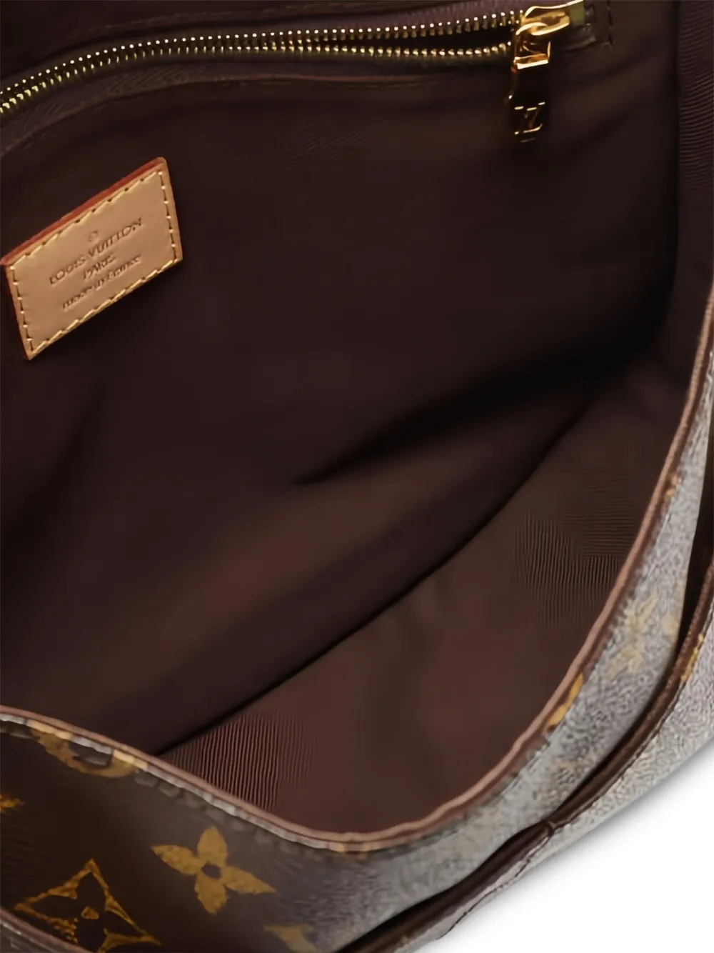 Pre-owned Louis Vuitton Menilmontant Pm Shoulder Bag In Brown