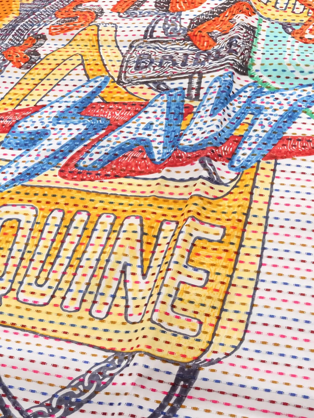 Hermès Pre-Owned 2010 Chevaloscope Neon scarf | Image 2