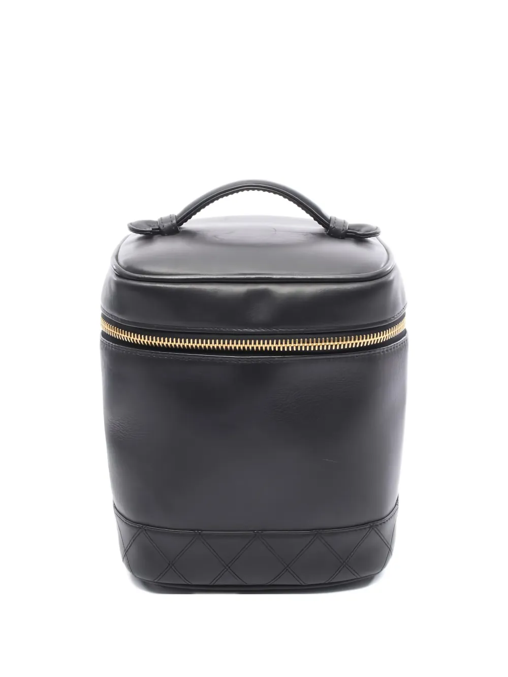 CHANEL Pre-Owned キルティング バニティバッグ - ブラック CHANEL Pre-Owned キルティング バニティバッグ - ブラック