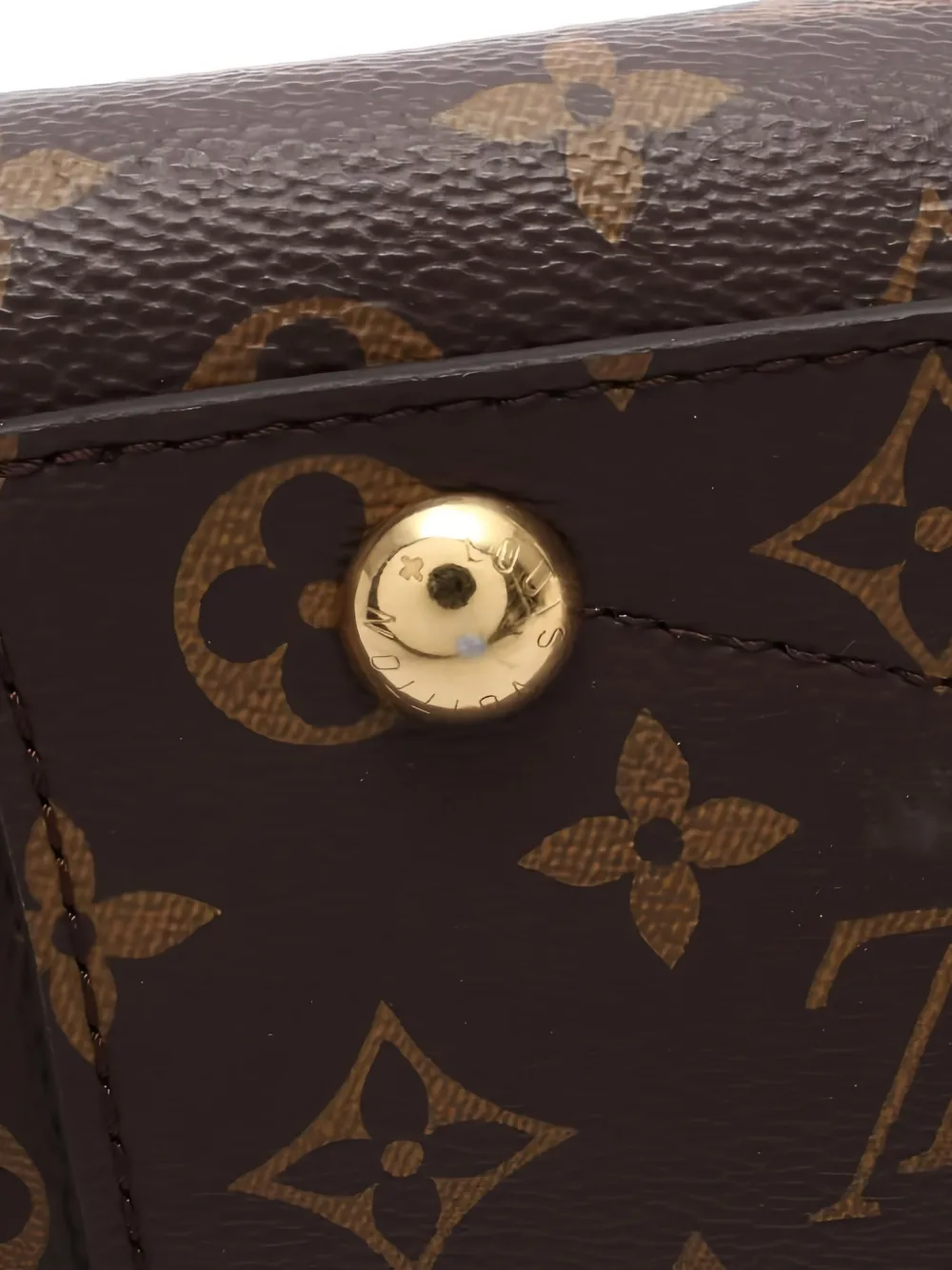 Pre-owned Louis Vuitton Montaigne Mm Handbag In Brown
