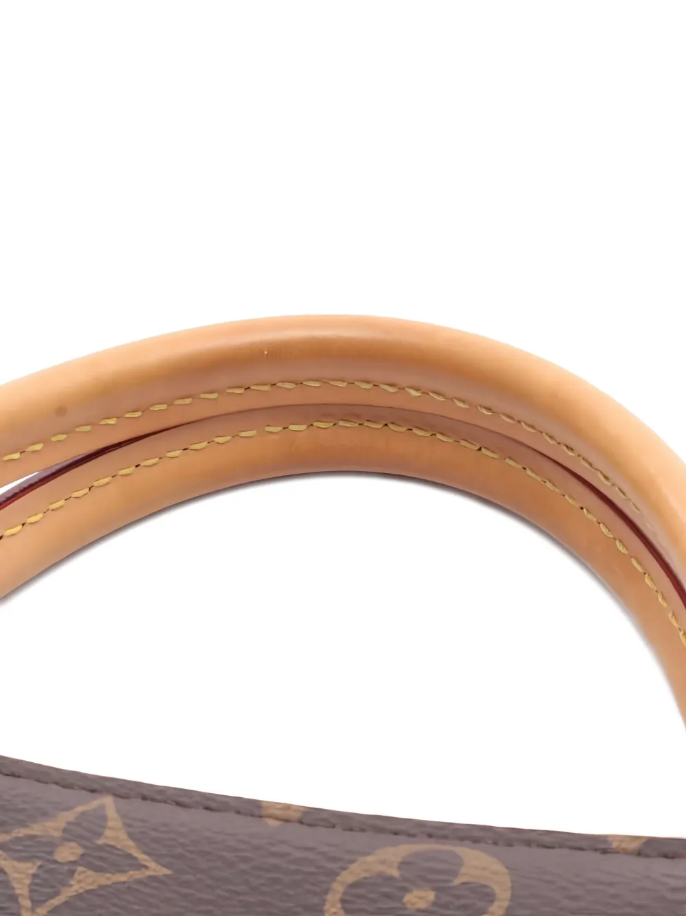 Pre-owned Louis Vuitton Montaigne Mm Handbag In Brown