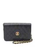 CHANEL Pre-Owned Circle Coco chain shoulder bag - Black
