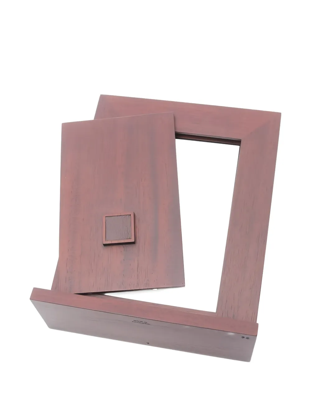 Pre-owned Hermes 2020 Contrast-stitching Photo Frame In Brown