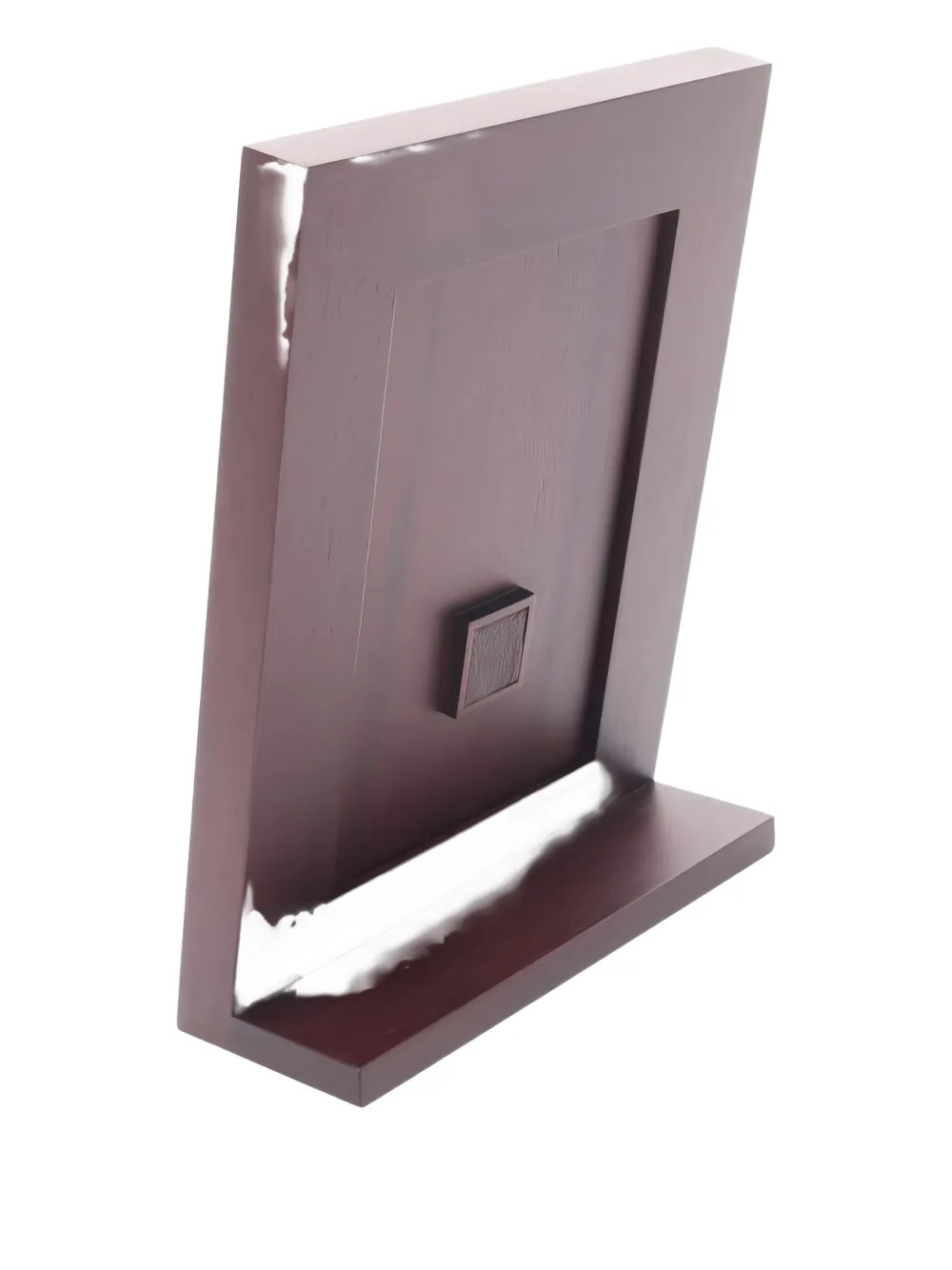 Pre-owned Hermes 2020 Contrast-stitching Photo Frame In Brown