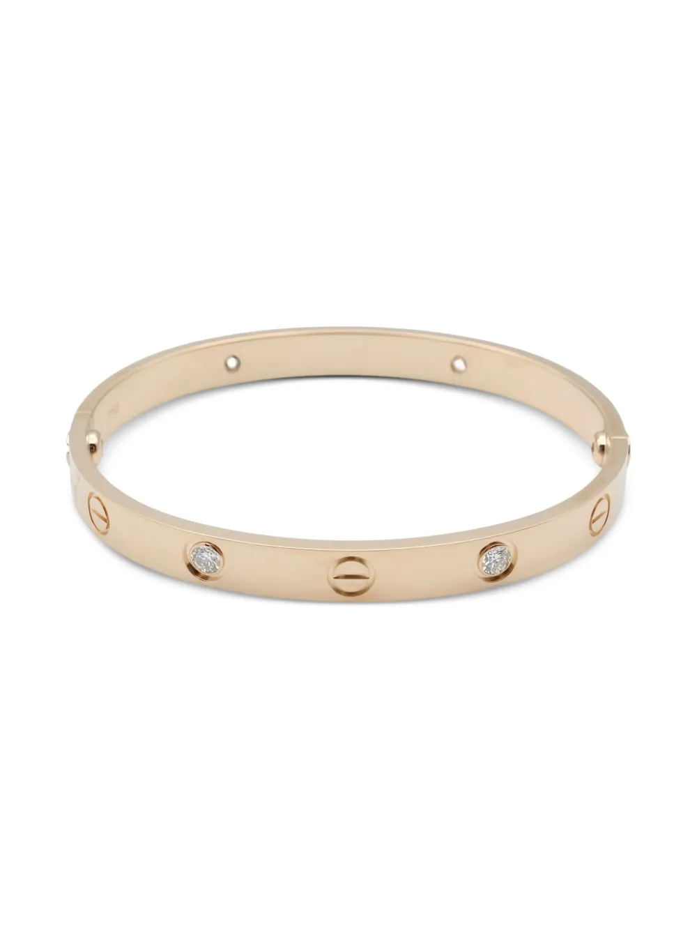 Cartier 18K rose gold Love Breath diamond bracelet | Image 2