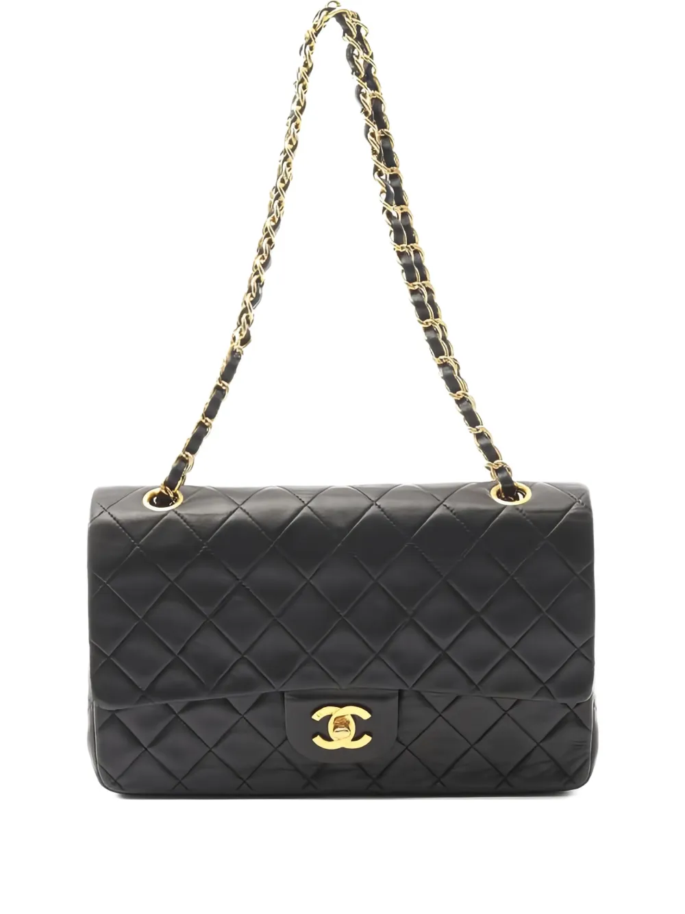 CHANEL Pre-Owned Douple Flap shoulder bag | Black | Image 1